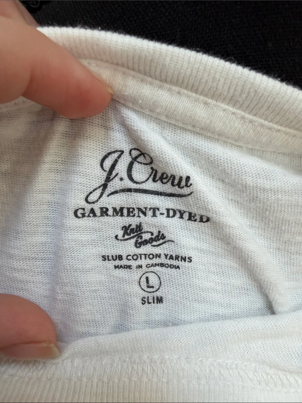 J. Crew White Short-Sleeve Pocket Tee